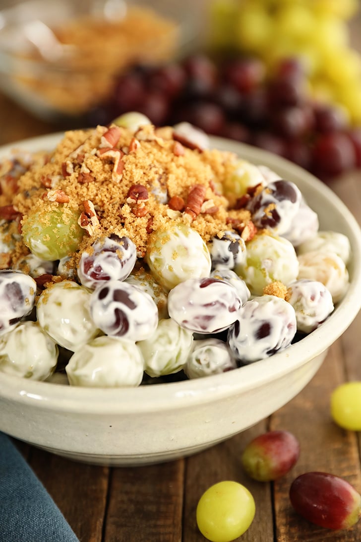 Forget Cool Whip: The Ultimate Vanilla Sour Cream Grape Salad